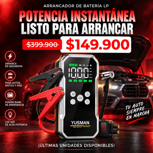 Iniciador de Baterías para Coches