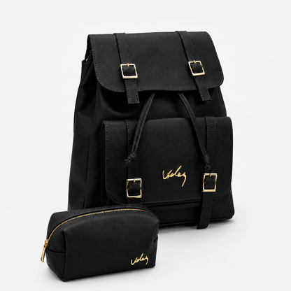 Bolso Morral Vélez de Cuero Legítimo - Lanzamiento Exclusivo Con Cosmetiquera de Regalo🎁