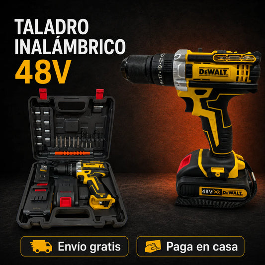 Taladro Inalambrico 48V + 2 Baterás de regalo - LIQUIDACIÓN DE STOCK